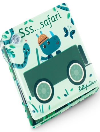 Livre de bain magique à ventouses Safari