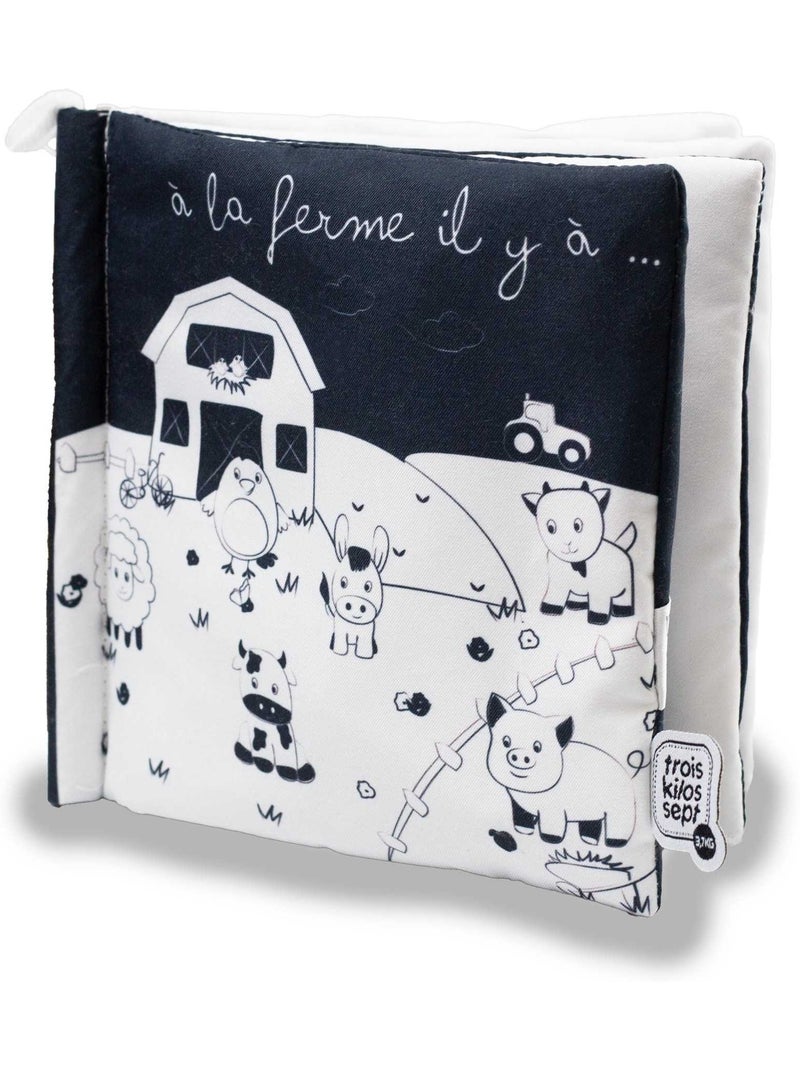 Livre d'éveil bébé Blanc - Kiabi