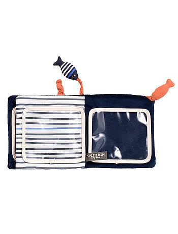 Livre d'éveil marinière avec détail poisson - SAUTHON