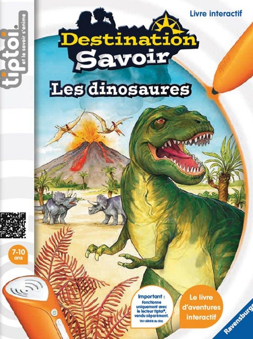 Livre électronique Tiptoi Destination Savoir : Les dinosaures - Kiabi