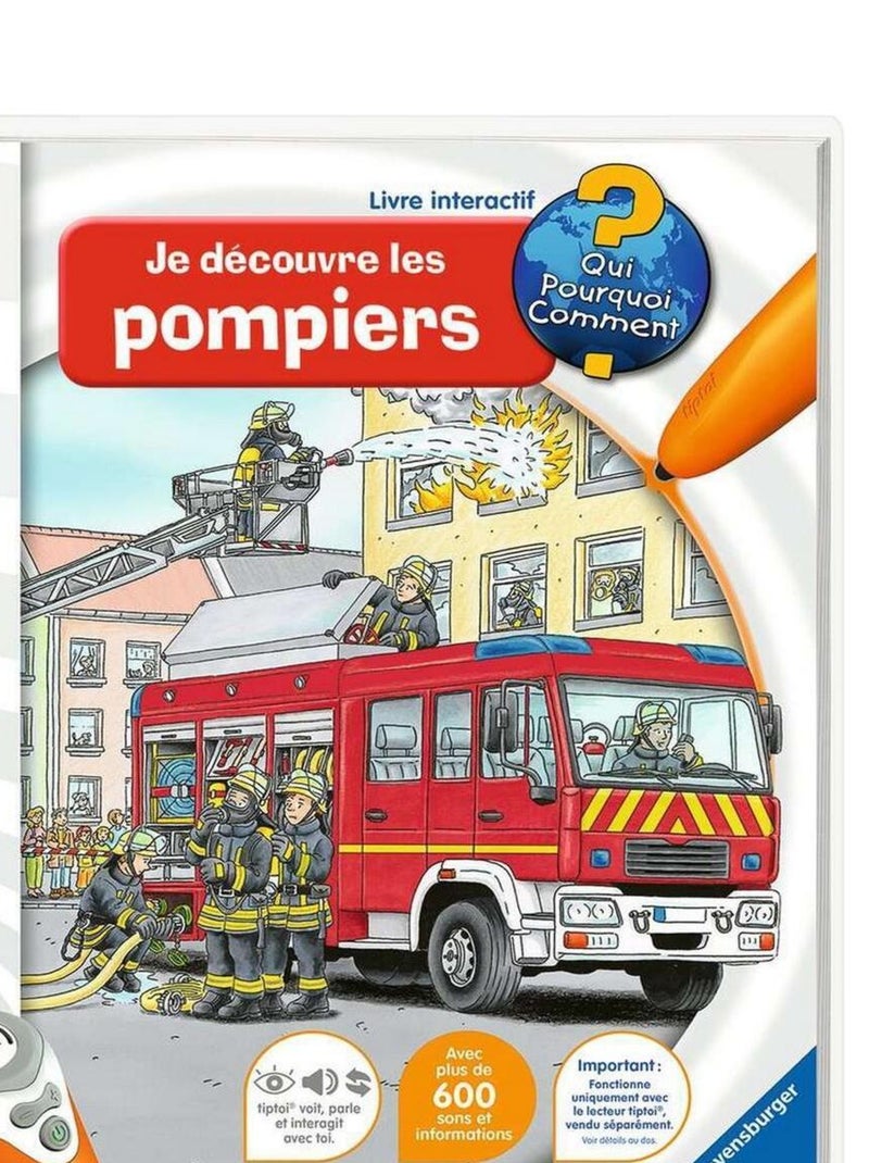 Livre électronique tiptoi : Je découvre les pompiers N/A - Kiabi