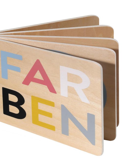 Livre en bois couleurs - Kiabi