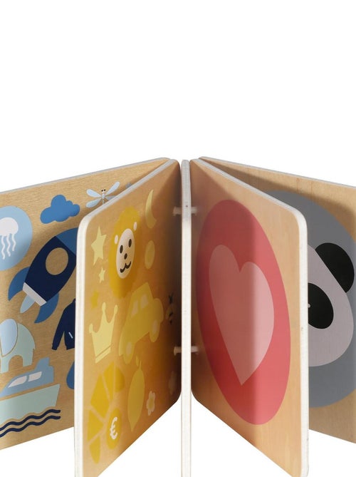 Livre en bois couleurs - Kiabi