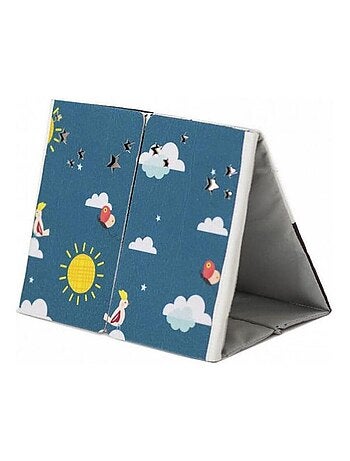 Livre en tissu et miroir en chevalet