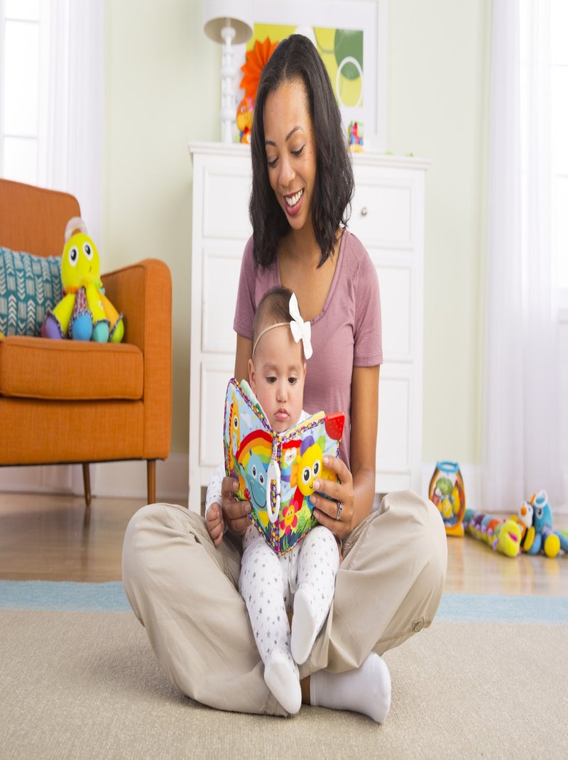 Livre en tissus - mon livre des couleurs à clip pour landau et poussette N/A - Kiabi