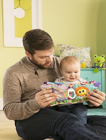 Livre en tissus coloré à clip pour landau et poussette