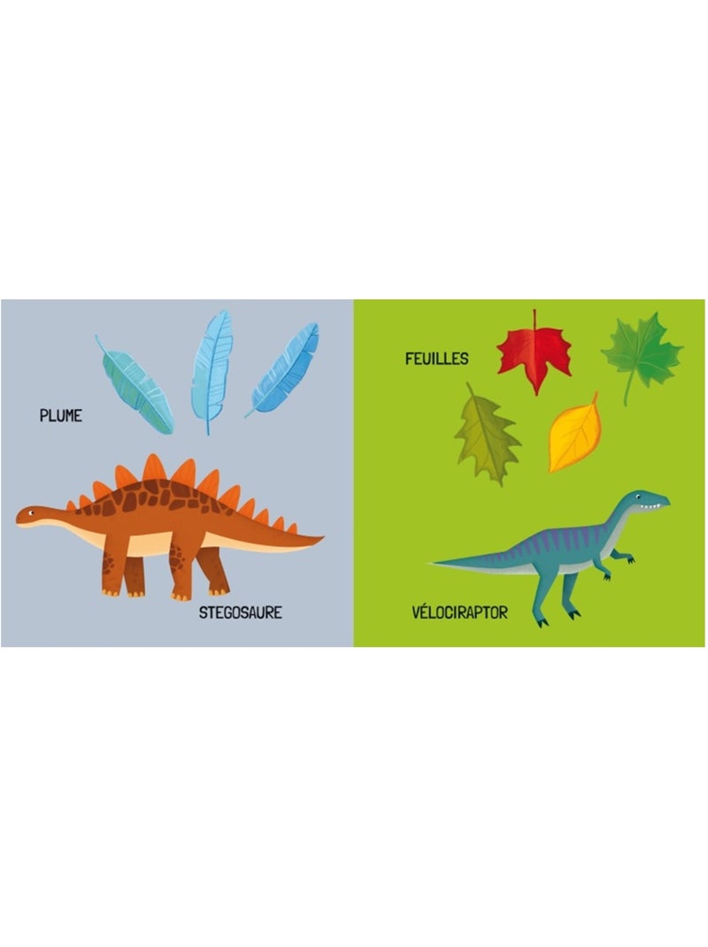 Livre et puzzle les dinosaures N/A - Kiabi
