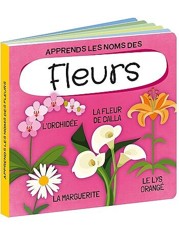 Livre et puzzle les fleurs