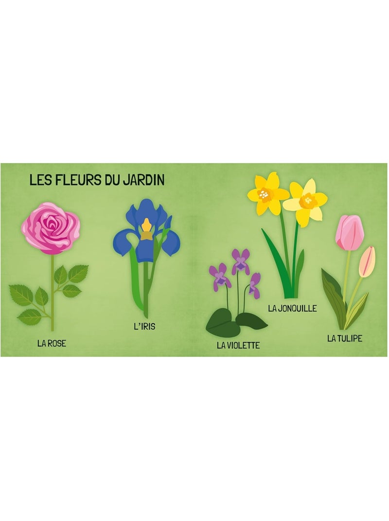 Livre et puzzle les fleurs N/A - Kiabi