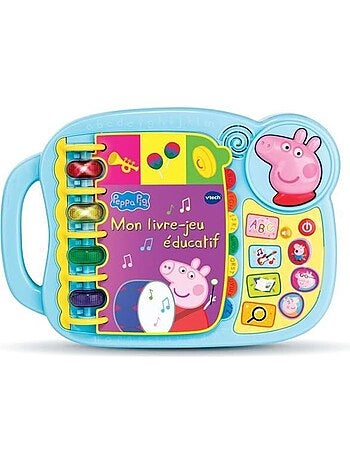 Livre-Jeu Educatif VTECH - Peppa Pig - Sons amusants - 14 pages d’histoires et de jeux