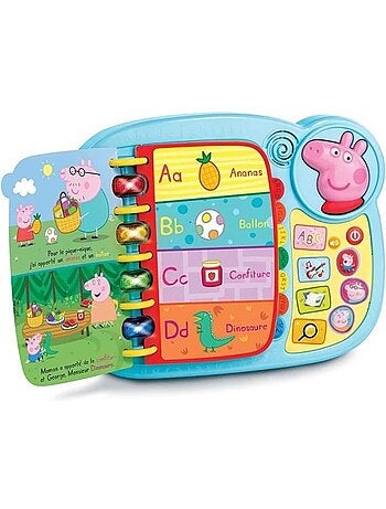 Livre-Jeu Educatif VTECH - Peppa Pig - Sons amusants - 14 pages d’histoires et de jeux