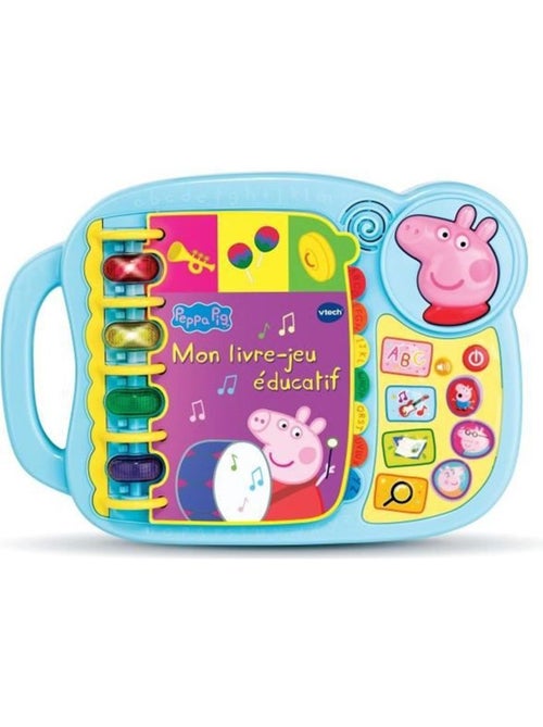Livre-Jeu Educatif VTECH - Peppa Pig - Sons amusants - 14 pages d’histoires et de jeux - Kiabi