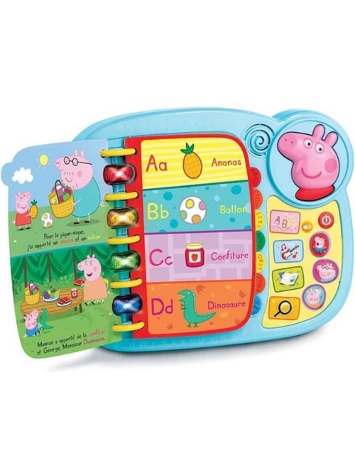 Livre-Jeu Educatif VTECH - Peppa Pig - Sons amusants - 14 pages d’histoires et de jeux - Kiabi