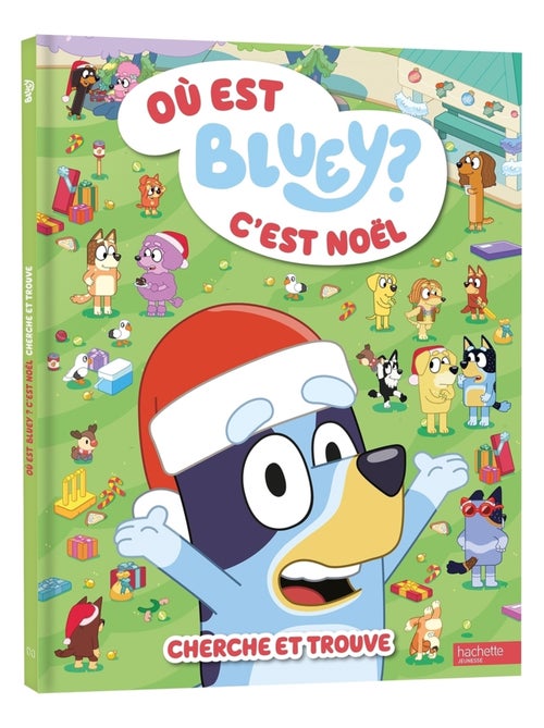 LIVRE NOËL - Bluey - Où est Bluey ? - C'est Noël: Cherche et Trouve - Kiabi