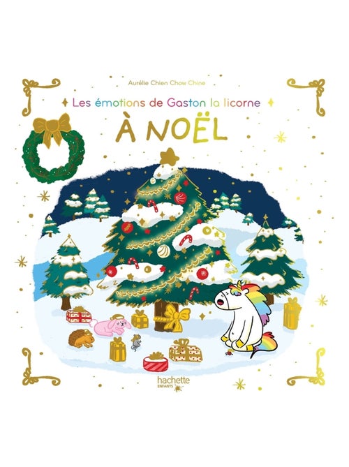 LIVRE NOËL - Les émotions de Gaston la licorne à Noël - Livre animé - Kiabi