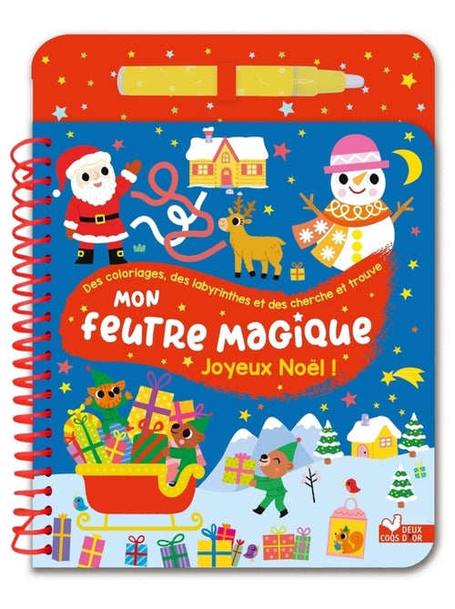 LIVRE NOËL - Mon feutre magique Joyeux Noël ! - avec feutre à réservoir d'eau - Kiabi