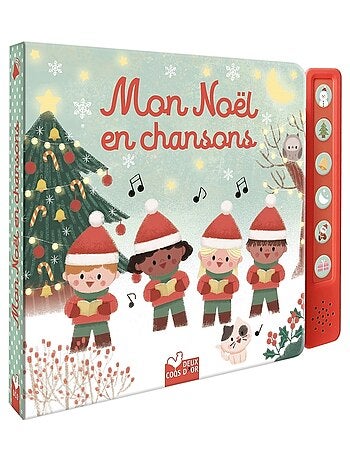 LIVRE NOËL - Mon Noël en chansons - livre sonore avec boitier
