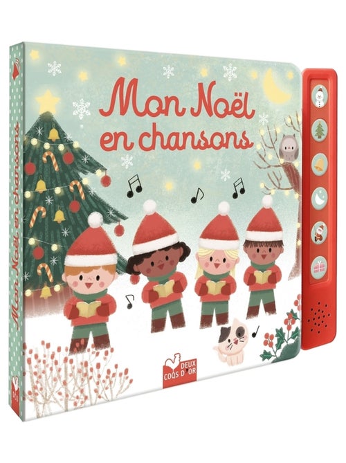 LIVRE NOËL - Mon Noël en chansons - livre sonore avec boitier - Kiabi