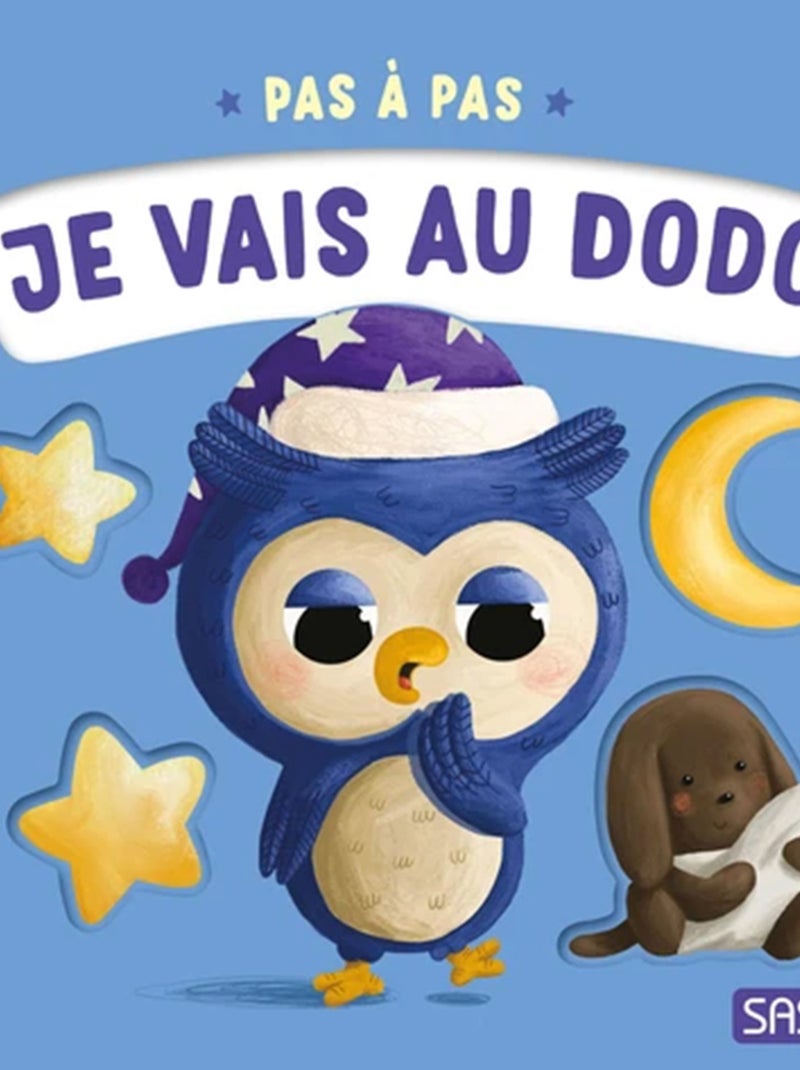 Livre pour enfant, Pas à pas je vais au dodo Sassi Junior Multicolore - Kiabi