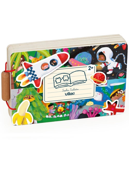 Livre puzzles en bois - Kiabi