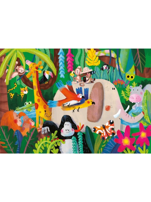 Livre puzzles en bois - Kiabi