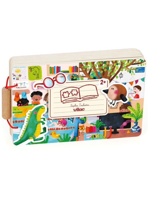 Livre puzzles en bois - Kiabi