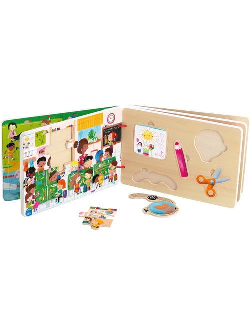 Livre puzzles en bois - Kiabi