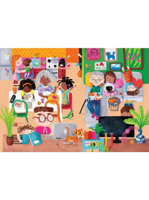 Livre puzzles en bois - Kiabi
