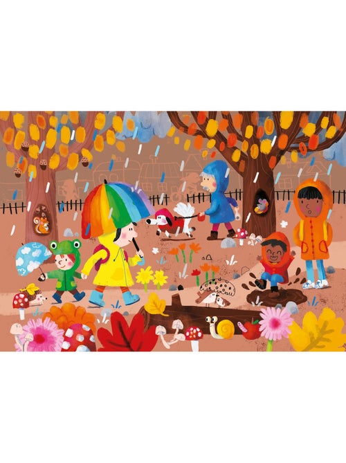 Livre puzzles en bois - Kiabi