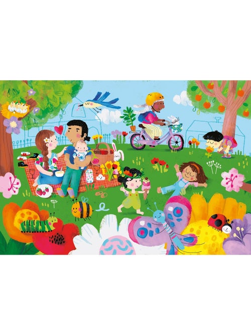 Livre puzzles en bois - Kiabi