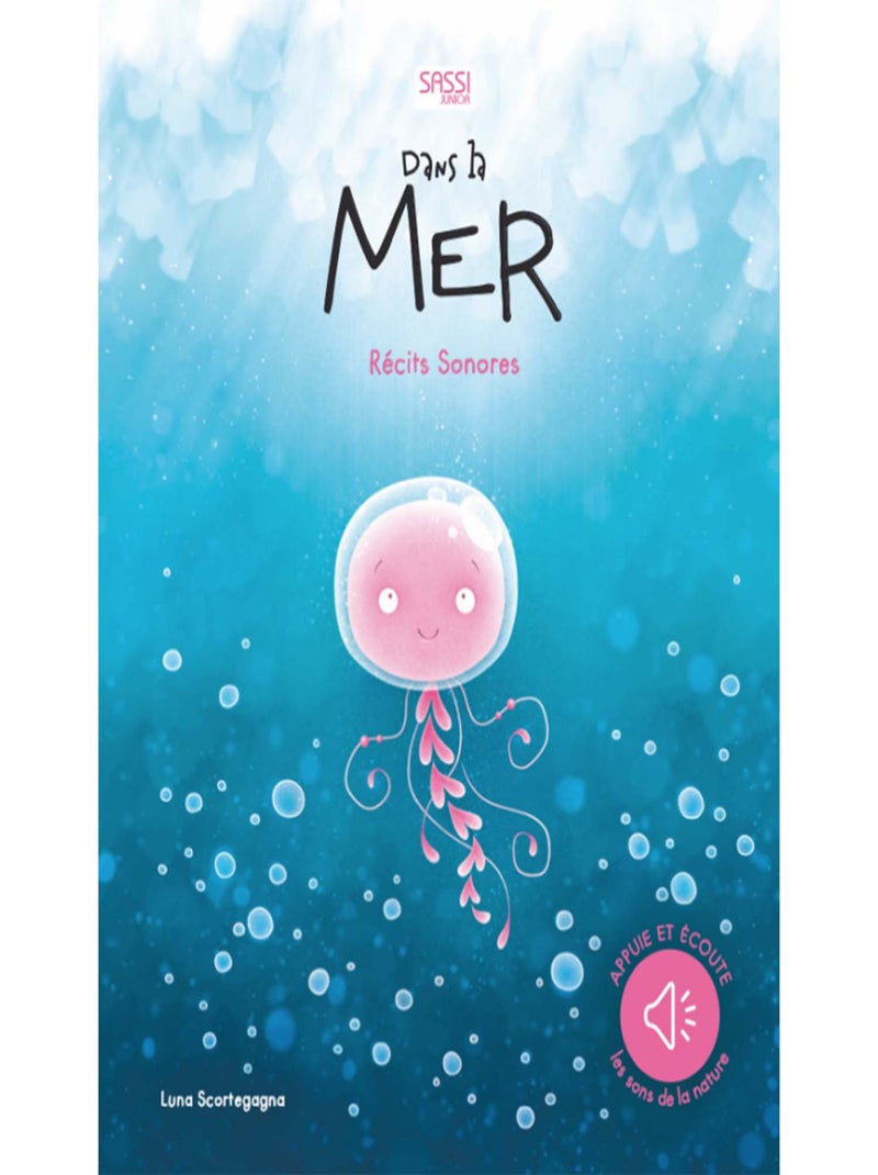 Livre sonore - Dans la mer Sassi Junior Bleu turquoise - Kiabi