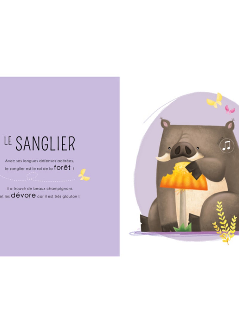 Livre sonore - Les petits habitants de la forêt N/A - Kiabi