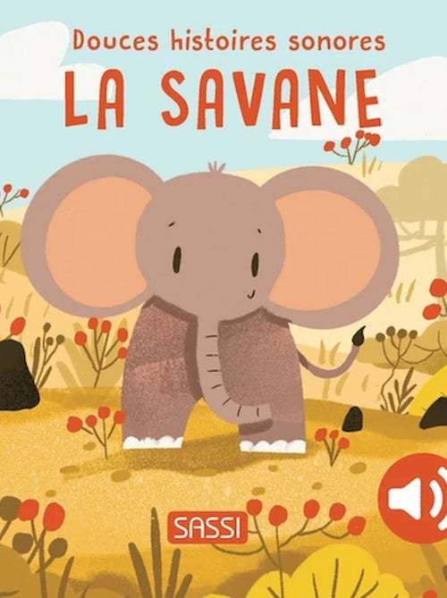 Livre sonore pour enfant, La Savane Sassi Junior - Kiabi
