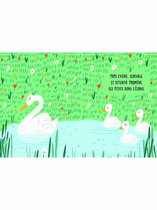 Livre sonore pour enfant, Les papas et leurs petits Sassi Junior - Kiabi