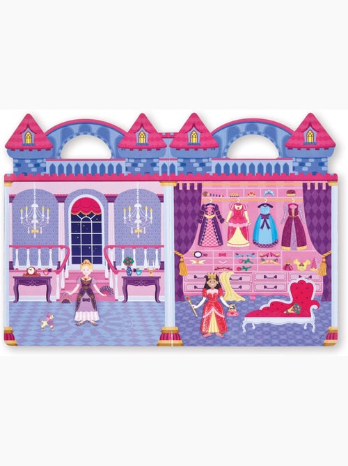 Livret d'autocollants reliefs repositionnables princesses - Kiabi Livret d'autocollants reliefs repositionnables princesses - Kiabi