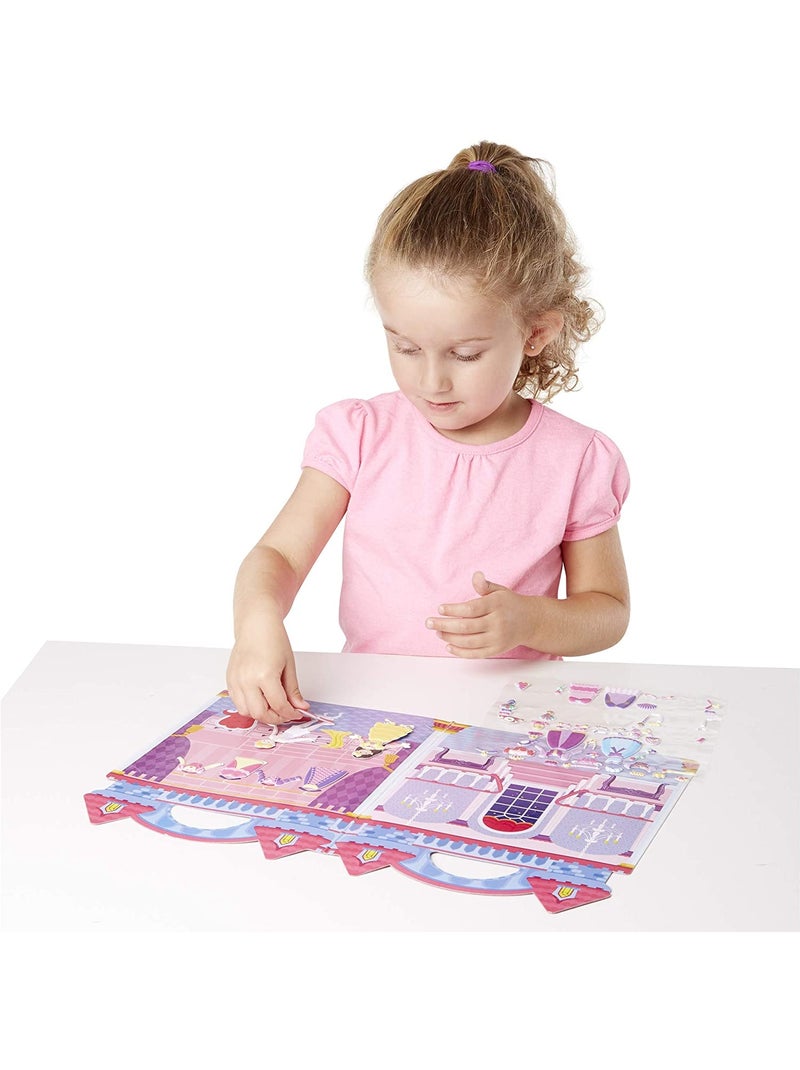 Livret d'autocollants reliefs repositionnables princesses N/A - Kiabi