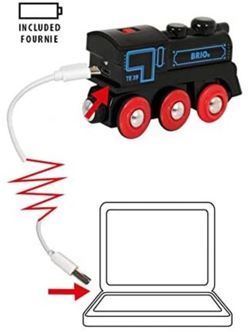 Locomotive rechargeable avec mini câble - Kiabi