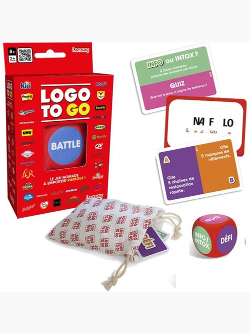 Logo to go - jeu de société - lansay - dès 8 ans - Kiabi Logo to go - jeu de société - lansay - dès 8 ans - Kiabi