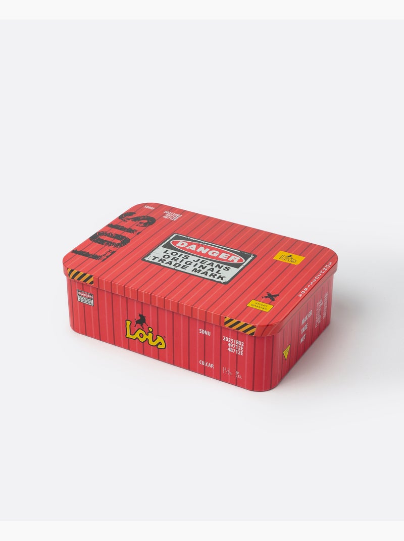 LOIS Boîte cadeau en métal pour sous-vêtements/boxers homme Noir - Kiabi