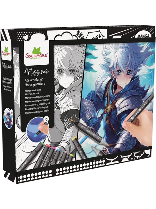 Loisir créatif - Kit art Manga arts martiaux - Kiabi