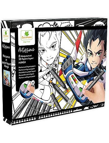 Loisir créatif - Kit Art Manga Garçon