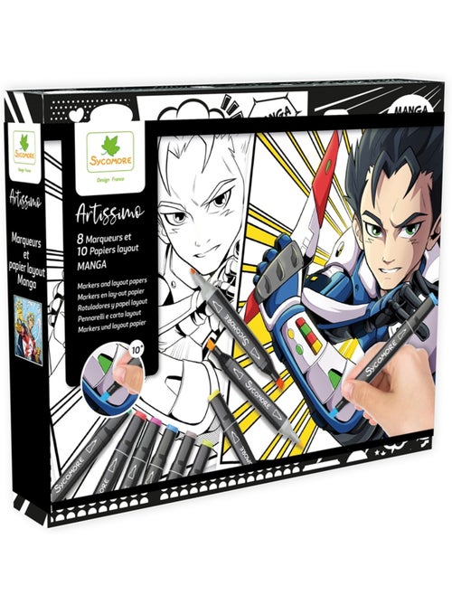 Loisir créatif - Kit Art Manga Garçon - Kiabi
