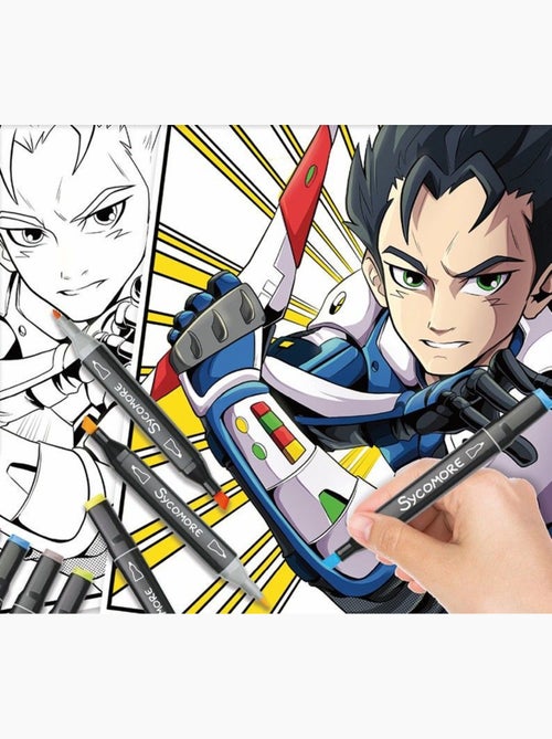 Loisir créatif - Kit Art Manga Garçon - Kiabi