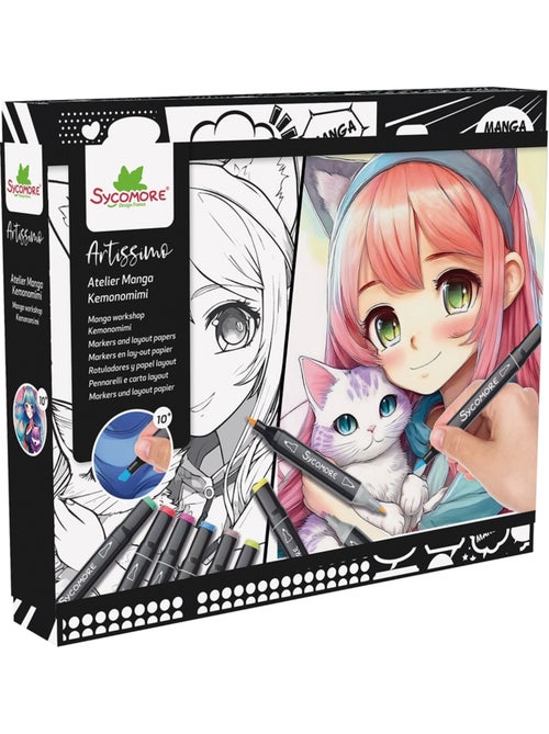 Loisir créatif - Kit art Manga Kemonomimi - Kiabi