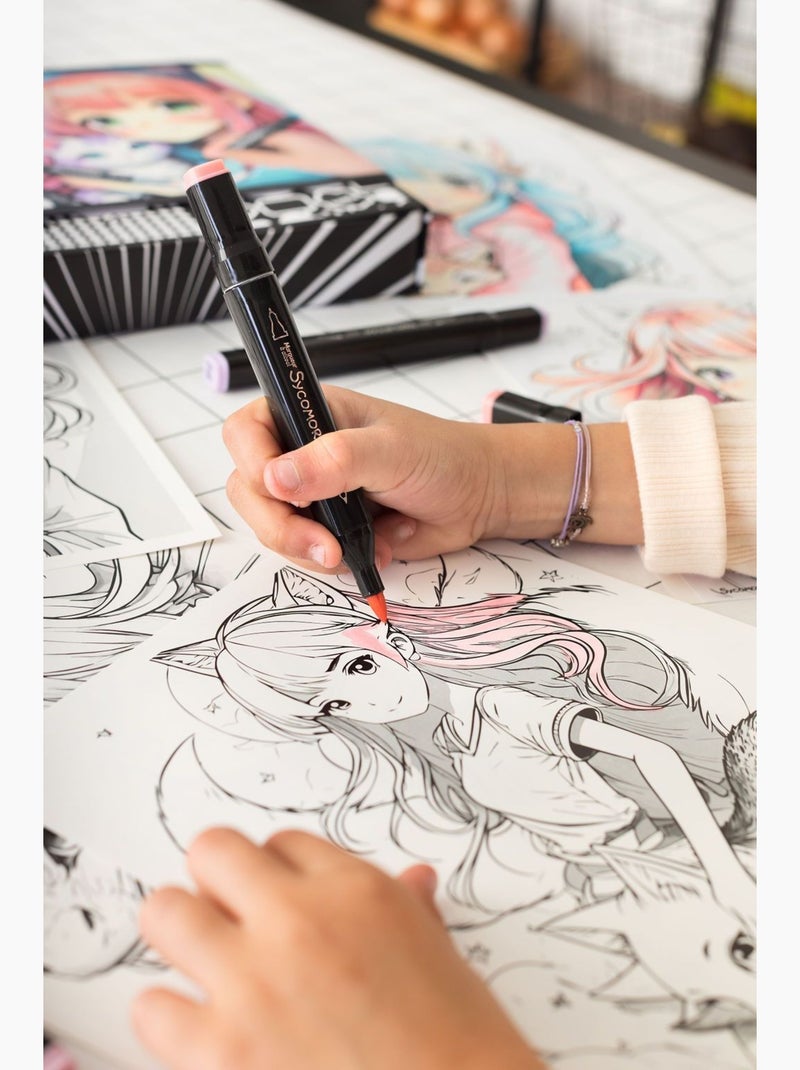 Loisir créatif - Kit art Manga Kemonomimi Bleu - Kiabi