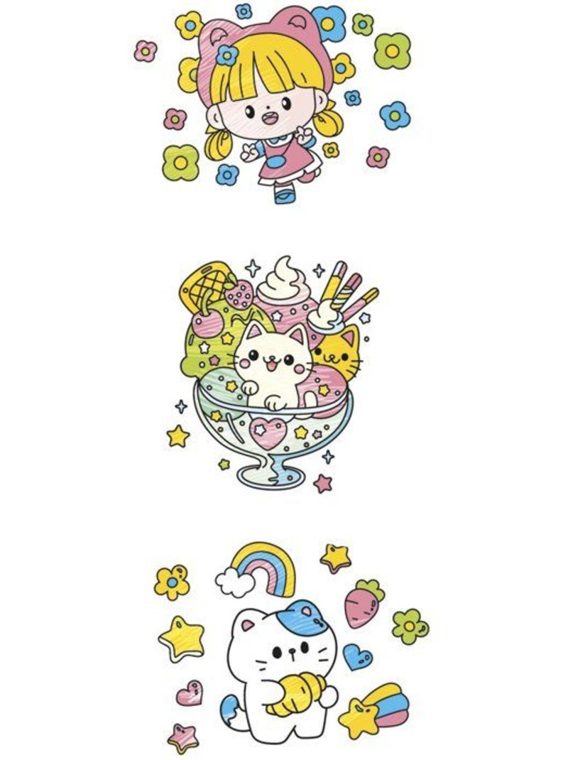 Loisir créatif - lansay - magic lign - jeu de coloriage - projecteur pocket kawaii - dès 6 ans N/A - Kiabi