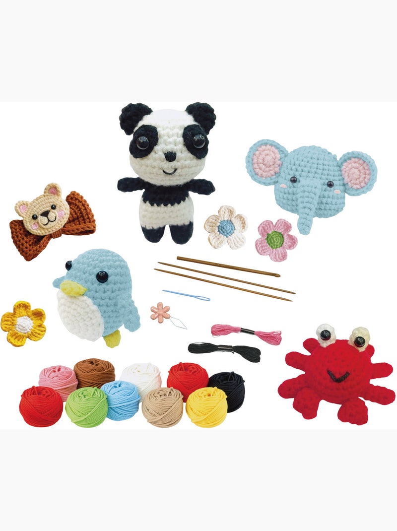 Loisir créatif - Mallette crochet 5 animaux N/A - Kiabi