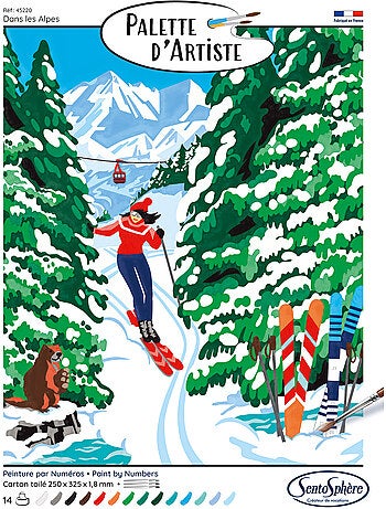Loisir créatif - Palette d'Art Les Alpes