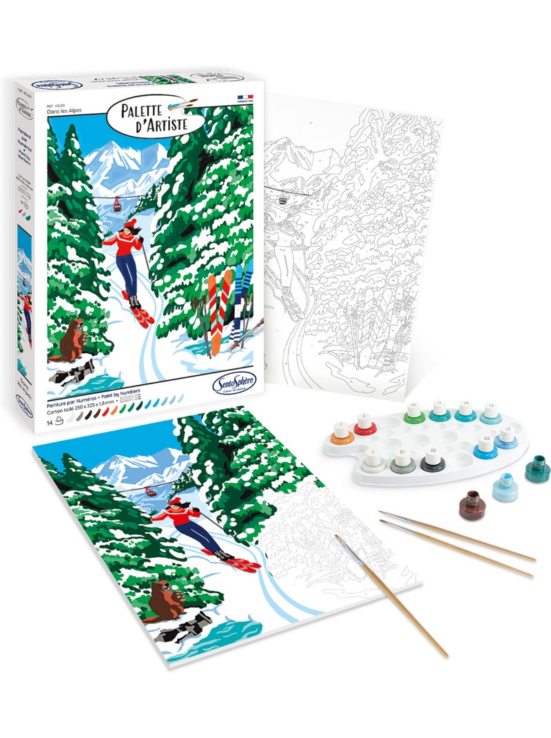 Loisir créatif - Palette d'Art Les Alpes Bleu - Kiabi