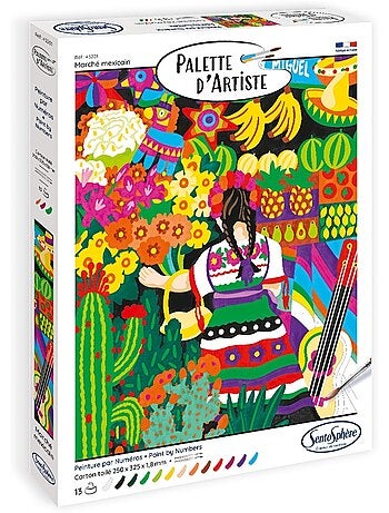 Loisir créatif - Palette d'Art Marché Mexicain